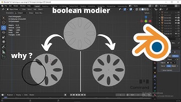 boolean modifier problem which beginners might face in blender | #blender3d #blendertutorial
