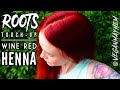 How I Touch-Up My Roots with Henna! // Wine Red Natural Hair Dye