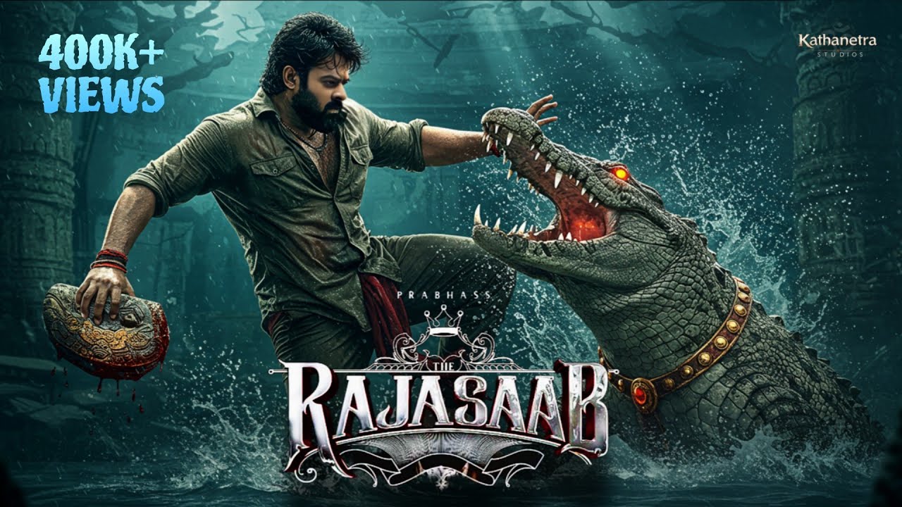 Prabhas vs Crocodile 🐊 | AI Cinematic Short Film | The Raja Saab Concept Scene | Kathanetra Studios