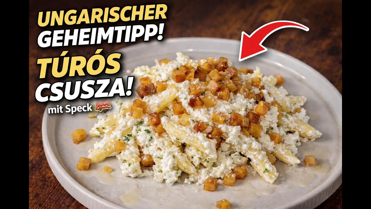 Ungarischer Geheimtipp! 🇭🇺 Túrós Csusza in 20 Minuten