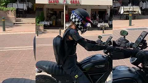 RIDE with my Ducati Scrambler & Quadlock to ZAXOS ...