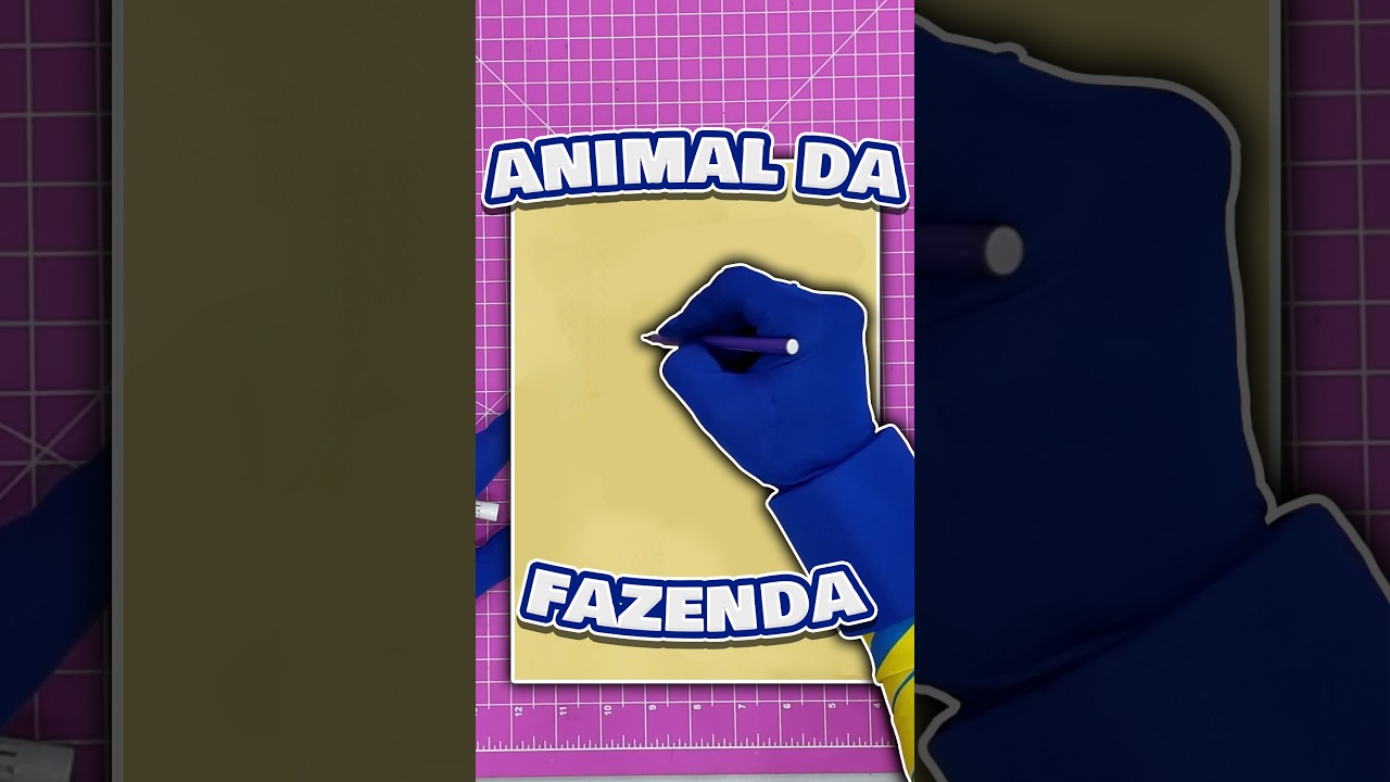 DESENHANDO UM ANIMAL DA FAZENDO | MUNDO DE KABOO