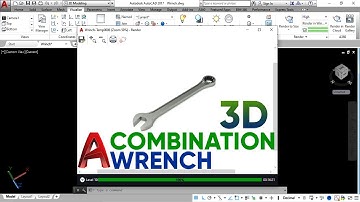 Design 3D Combination Wrench in Hindi | Autocad Modeling Tutorial | 3D Exercise