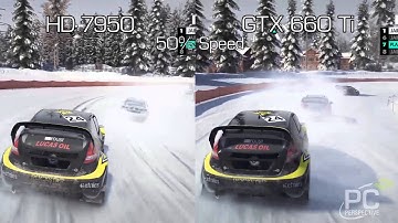DiRT 3 Frame Rating Comparison - HD 7950 vs GTX 660 Ti