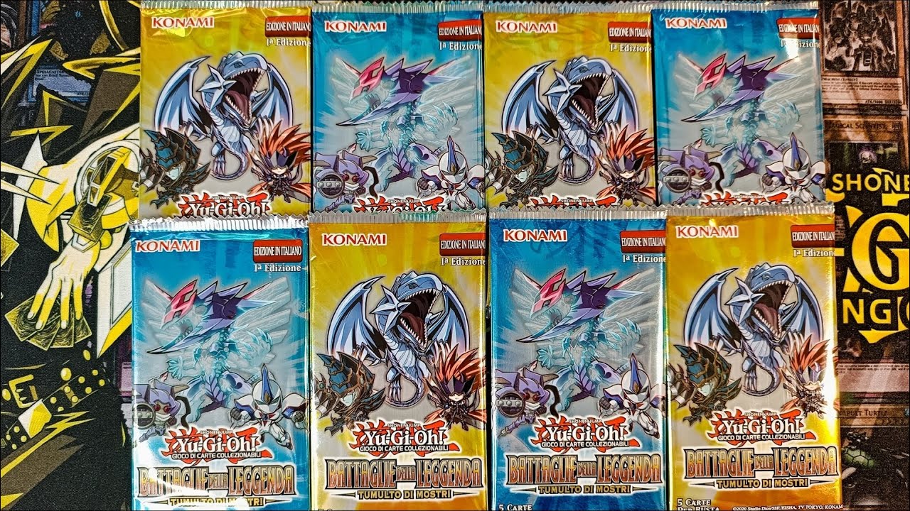 Apertura BUSTINE del nuovo Set Yu-Gi-Oh! BATTAGLIE della LEGGENDA TUMULTO di MOSTRI! Che attesa...