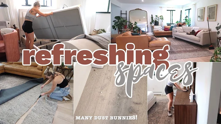 MAJOR BEDROOM DEEP CLEAN | REARRANGING FURNITURE |...