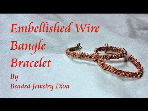 Brass Wire Bangle · How To Make A Wire Bracelet · Jewelry on Cut Out + Keep