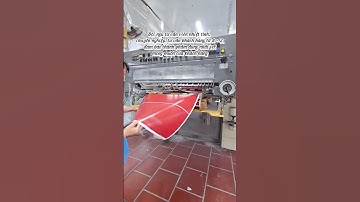 Công đoạn in và cán màng túi hộp giấy #label #xuhuongyoutube #machine #decalstickers #diy
