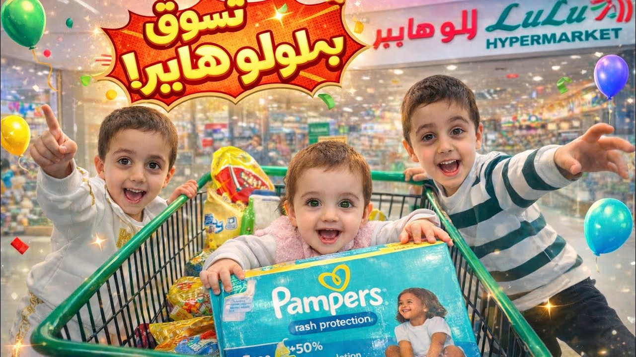 أكثر جولة تسوّق ممتعة مع الأطفال في لولو هايبر! 😍