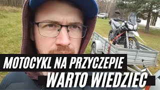 Wozisz motocykle na przyczepie? Robisz to źle, on też...[DZBAN]