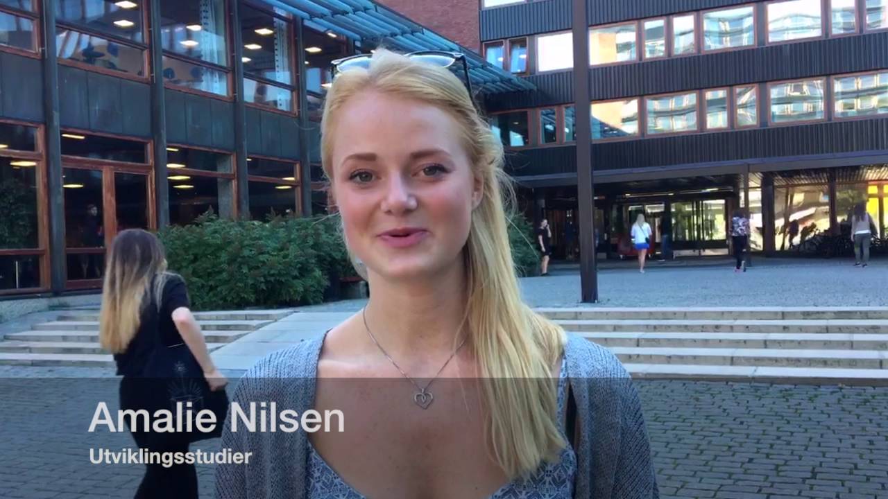 Tre nye studenter forteller hva de skal studere og hvorfor - YouTube