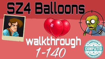 SZ4 Balloons complete Walkthrough | Stupid Zombie 4
