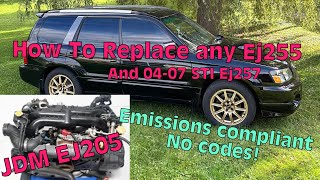 How To Jdm Ej205 Swap your Subaru - 06-14 Wrx - 04-13 Fxt - 04-07 STI - 05-09 LGT/Obxt