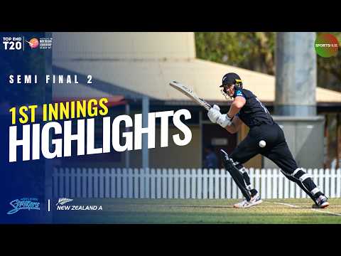 1st Innings Highligths | Adelaide Strikers Academy vs New Zealand A | Top End T20 2026 | SF2 | ZP1U