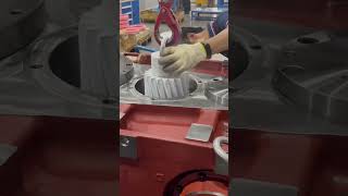 Cold Assembly of Reducer Gear Shaft. #gearbox #reducer #drive #transmission #assemble