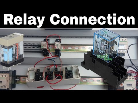 Relay Connection in Hindi. Relay Practically Connections #PanelConnections #LearnEEE