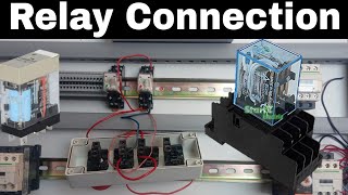 Relay Connection in Hindi. Relay Practically Connections #PanelConnections #LearnEEE