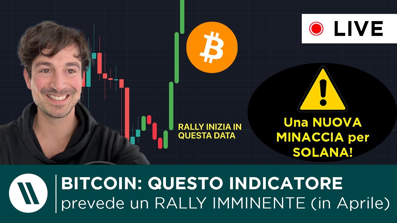 BITCOIN, CRYPTO: QUESTO INDICATORE PREVEDE un RALLY IMMINENTE!! | SOLANA ha  una NUOVA MINACCIA...