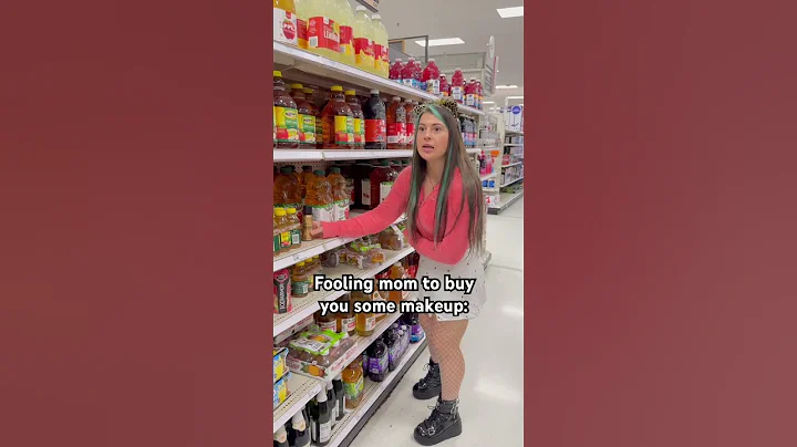 Fooling mom to buy you MAKEUP. #shorts