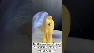 juguetes coleccionables de my little pony lemon de 1982 #juguetes #toys #mcdonalds #mylittlepony