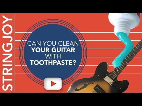 can-you-clean-your-guitar-with-toothpaste?