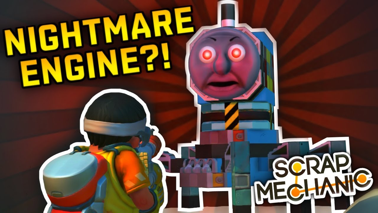 THOMAS the TANK ENGINE BOSS FIGHT... In a Microwave!? | Scrap Mechanic Workshop Creations - In Scrap Mechanic me and Jack will battle Thomas the Tank Engine in a Microwave and also Showcase other Viewer Crappy Workshop Hunter Creations!