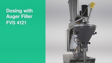 Auger filler FVS 4121: precise filling of powders and granules