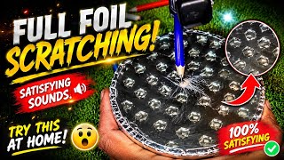 100% Satisfying Foil Scratching Sounds 🔥 | ASMR Relaxation