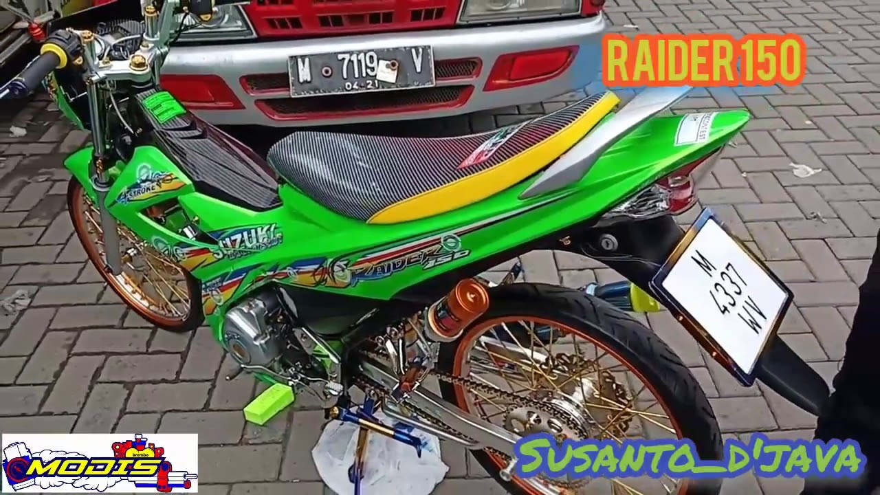 Modifikasi Satria Fu 150 Hijau Youtube