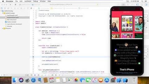 iOS WebView app swift