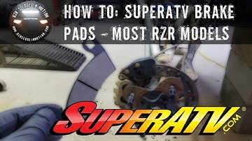 RZR How To - SuperATV Brake Pads