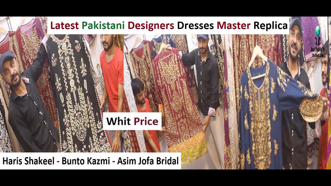 Latest Pakistani Designers Dresses Master Replica - Haris Shakeel - Bunto Kazmi - Asim Jofa Bridal