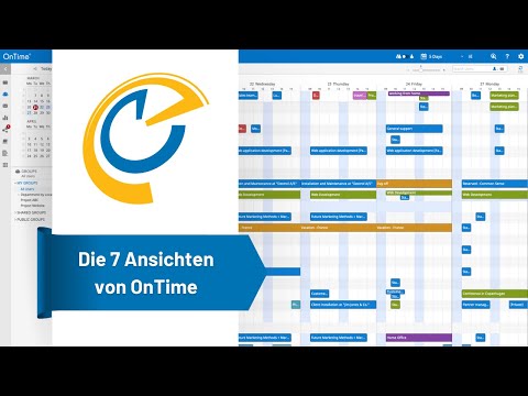 Die 7 Ansichten von OnTime (Deutsch)