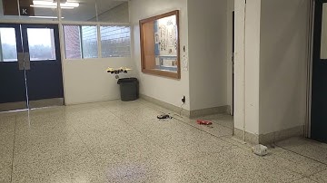 Drone flying up 2 meters with load