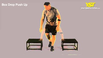 Box Drop Push Up