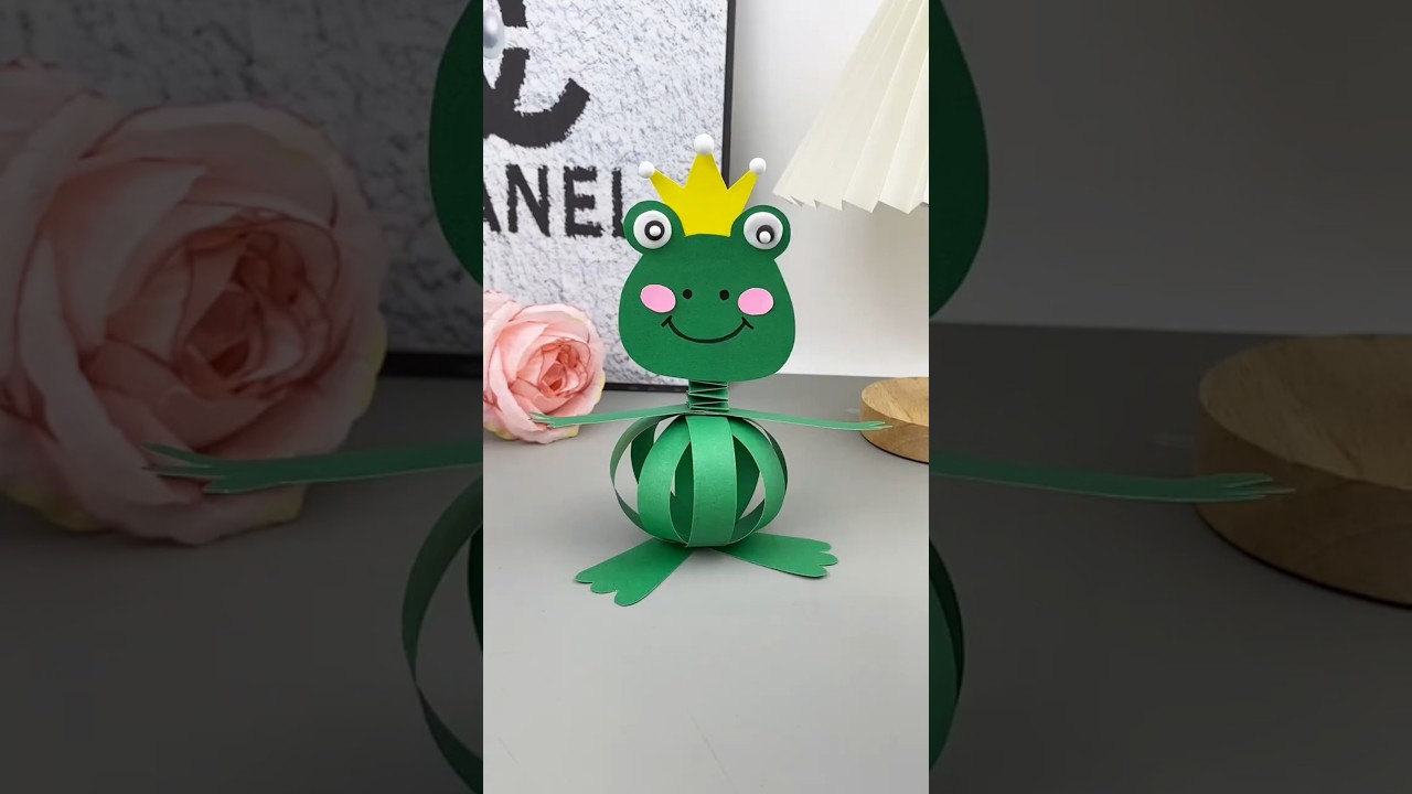Frog Prince Origami - A DIY Fairy Tale Craft