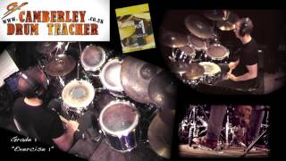 Grade 1 exercises 1,2 & 3  - Trinity Drum Kit Grade 1