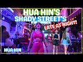 Exploring hua hin thailand at night walking hua hins shady streets