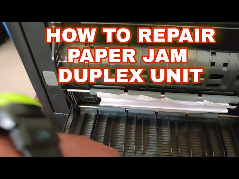 HOW TO REPAIR KONICA MINOLTA BIZHUB 215, 206, 226, 306, 250i DUPLEX UNIT PAPER JAMMING | DUPLEX UNIT