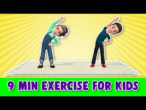 9 Min Exercise For Kids - Home Workout