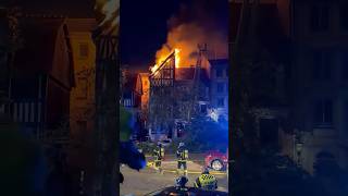 Incendie spectaculaire en plein cœur de Rouen