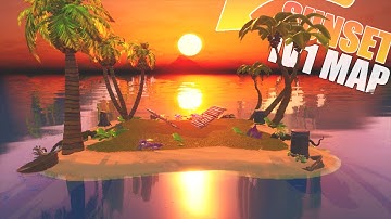 The Most Aesthetic Sunset 1V1 Map Tutorial (Fast & Easy Guide)