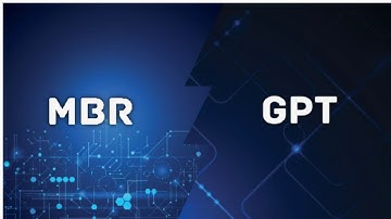 MBR vs GPT...Type of disk partitions