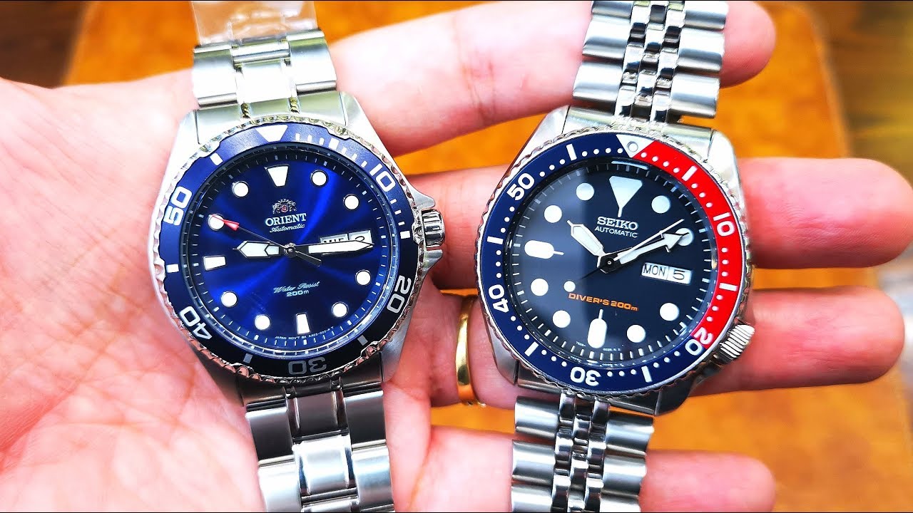 So Sánh] Seiko SKX009 và Orient Ray 2, Mako 2 | ICS Authentic - YouTube