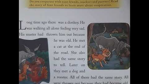 Ecps class 1 moral science Chapter 8 The four friends Part 2