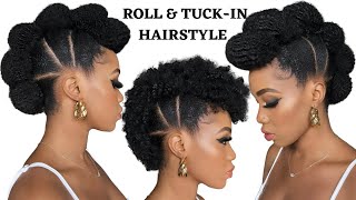 Quick HAIRSTYLE ON NATURAL HAIR /TUTORIALS / Protective Style / Tupo1