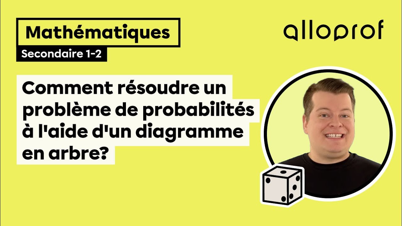 Résoudre un problème de probabilités à l'aide d'un diagramme en arbre | Mathématiques | Alloprof