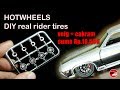 BIKIN BAN KARET - TUTORIAL HOW TO MAKE YOUR OWN REAL RIDER TIRES FOR 1/64 HOT WHEELS or DIECAST