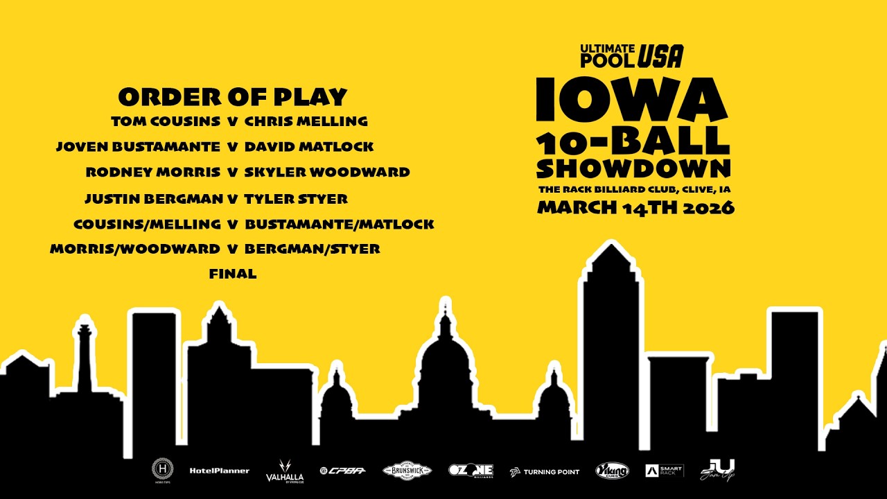 Iowa 10-Ball Showdown 🎱 | LIVE | First Ever Ultimate Pool USA 10