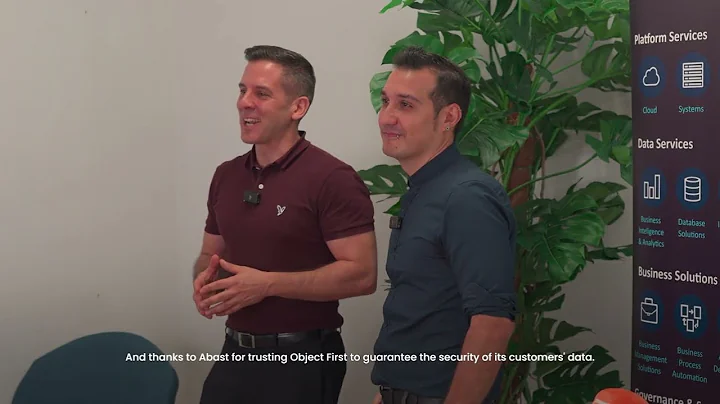 Unboxing Ootbi de Object First en las oficinas de Abast en Barcelona